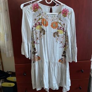 Floral and gray Zara dress!